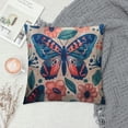 thumbnail image 3 of Throw Pillow Covers Home Decor Pillow Cases Decorative Inches Outdoor Cushion Couch Sofa Pillowcases Vintage Retro Moth Bohemian Spring Butterfly, 3 of 5