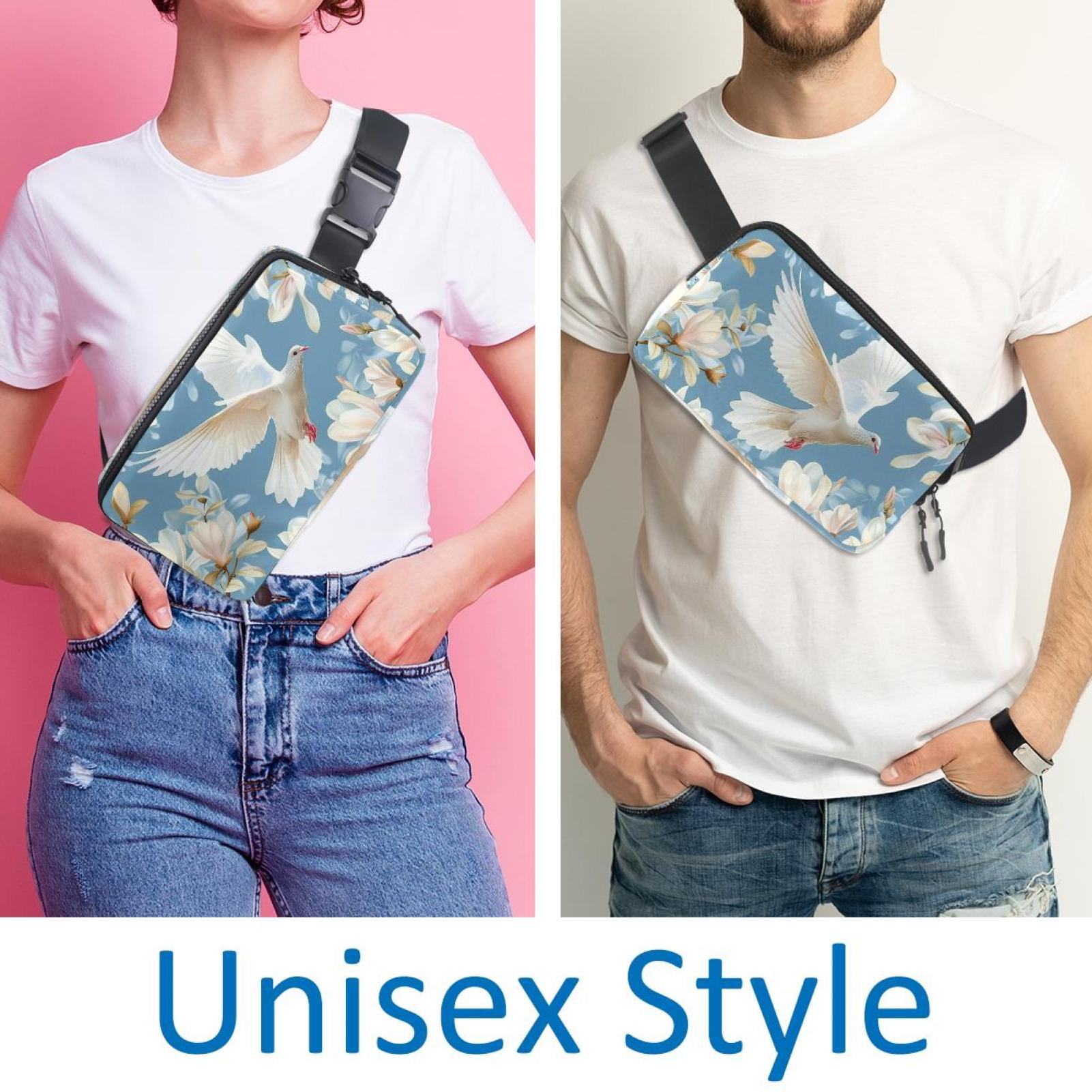 Pigeons Money Belt Waist Bag Fanny Pack - Lightweight Adjustable with Extension Strap Unisex