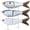 4.7in-3Pcs, variant on Fishing Lures 5.9in-3Pcs Slow Sinking Glide Bait Tackle