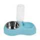 thumbnail image 1 of Juego de cuencos de agua y comida para mascotas, cuencos dobles para gatos y perros, cuenco de acero inoxidable para Azul, 1 of 9