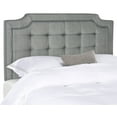 thumbnail image 2 of SAFAVIEH Sapphire Modern Glam Tufted Headboard, King, Grey, 2 of 4