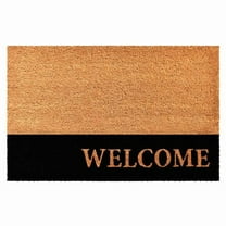 Calloway Mills 104872448 Welcome Black Stripe Doormat, 24 x 48 in.