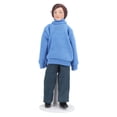 thumbnail image 2 of Casa De Muñecas 1:12, Figuras De Hombre Joven, Personas De Porcelana En Miniatura Con Decoración De Suéter Azul, 2 of 7