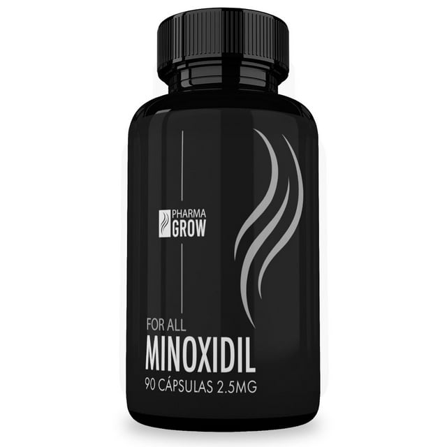 Pharma Grow Minoxidil 2.5 mg Suplemento Oral Anticaida Capilar 30 Capsulas Unisex