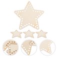 thumbnail image 4 of 4pcs Star Shaped Embroidery Floss Organizer Cross Stitch Thread Winding Tool Thread Wind Board, 4 of 7