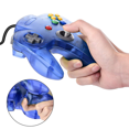 thumbnail image 5 of Manette USB Classique pour Jeux N64, Manette de Jeu Rétro USB N64 Joystick Joypad pour Windows PC MAC Linux Raspberry Pi 3 (Bleu Clair), 5 of 5