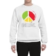 thumbnail image 2 of Wild Bobby One Love Peace 60s, Classic 1960s Rock n Roll Music Unisex Crewneck Sweatshirt, 2 of 5
