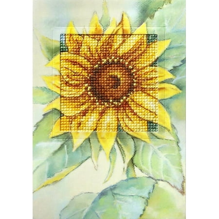 UPC: 5901703217328 | Complete counted cross stitch kit – greetings card Sunflower 6229