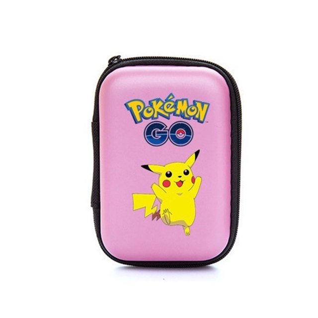Portatarjetas de Pokémon, colección de álbum, bolsa potenciadora de tarjetas, caja de PU, estuche rígido, estuche para Cable de datos de Pikachu, libro de tarjetas de juego
