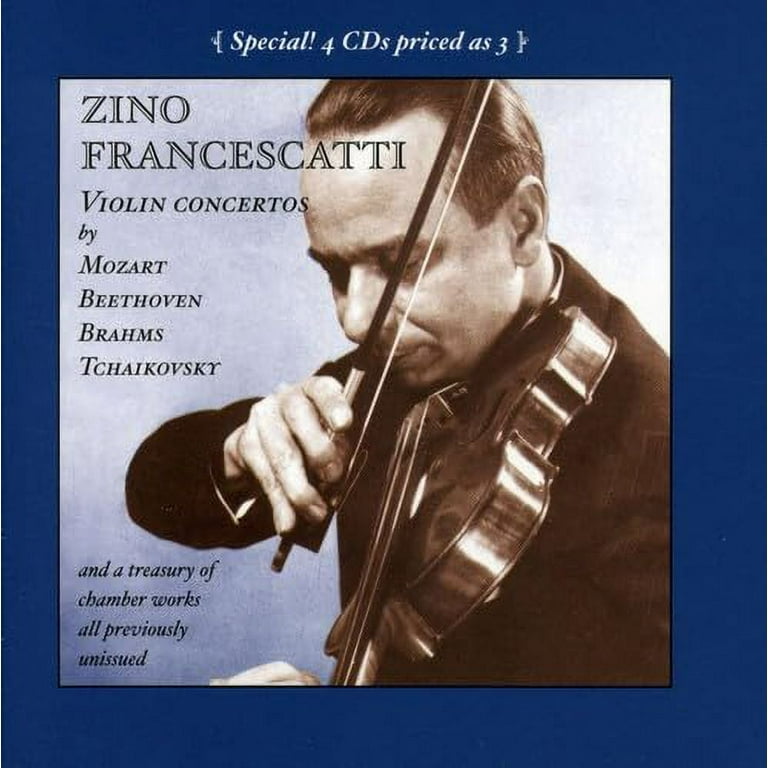 ZINO FRANCESCATTI／ヴァイオリン協奏曲集（4枚組CDボックス） ZINO FRANCESCATTI／ヴァイオリン協奏曲集（4枚組CDボックス