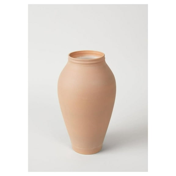 Terracotta Medium Ceramic Vase - 14"