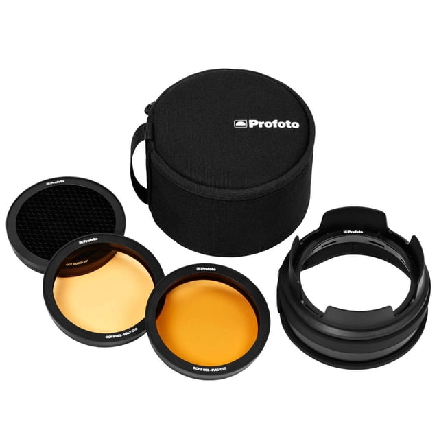 Kit modificador de luz Profoto OCF II con rejilla y gel para flashes