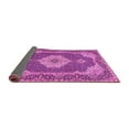 thumbnail image 2 of Ahgly Company Indoor Round Medallion Pink Traditional Area Rugs, 4' Round, 2 of 4