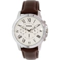 thumbnail image 1 of Fossil Montre de Mode à Quartz en Cuir Brun pour Homme Grant FS4735, 1 of 2