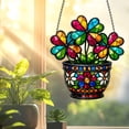 thumbnail image 3 of ZhyrZng Window Suncatcher Decor For Joyful Festive Holiday Displays - 2d Acrylic Disc Pendant Shamrock Ornaments With Porch Chain For Outdoor Decoration And Seasonal Celebration Environments, 3 of 7