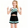 thumbnail image 5 of XIMIN Kid Girls Sweetheart Cheerleader Uniform Dress Up Outfit Costume, Cheerleading Uniform Outfit for Sports Games & Party Birthday Gift, 5 of 5