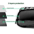 thumbnail image 4 of Lsque Cow Pattern Laptop Bag – Portable & Slim Single-Shoulder Computer Case with Adjustable Strap, Protective, Lightweight for 13”/14”/15.6” Laptops, 4 of 8