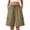 Brown, variant on Yifymode Knee Length Women Bermuda Shorts Baggy Wide Leg Drawstring Casual Work Hiking Cargo Shorts With Pockets,Purple 2XL