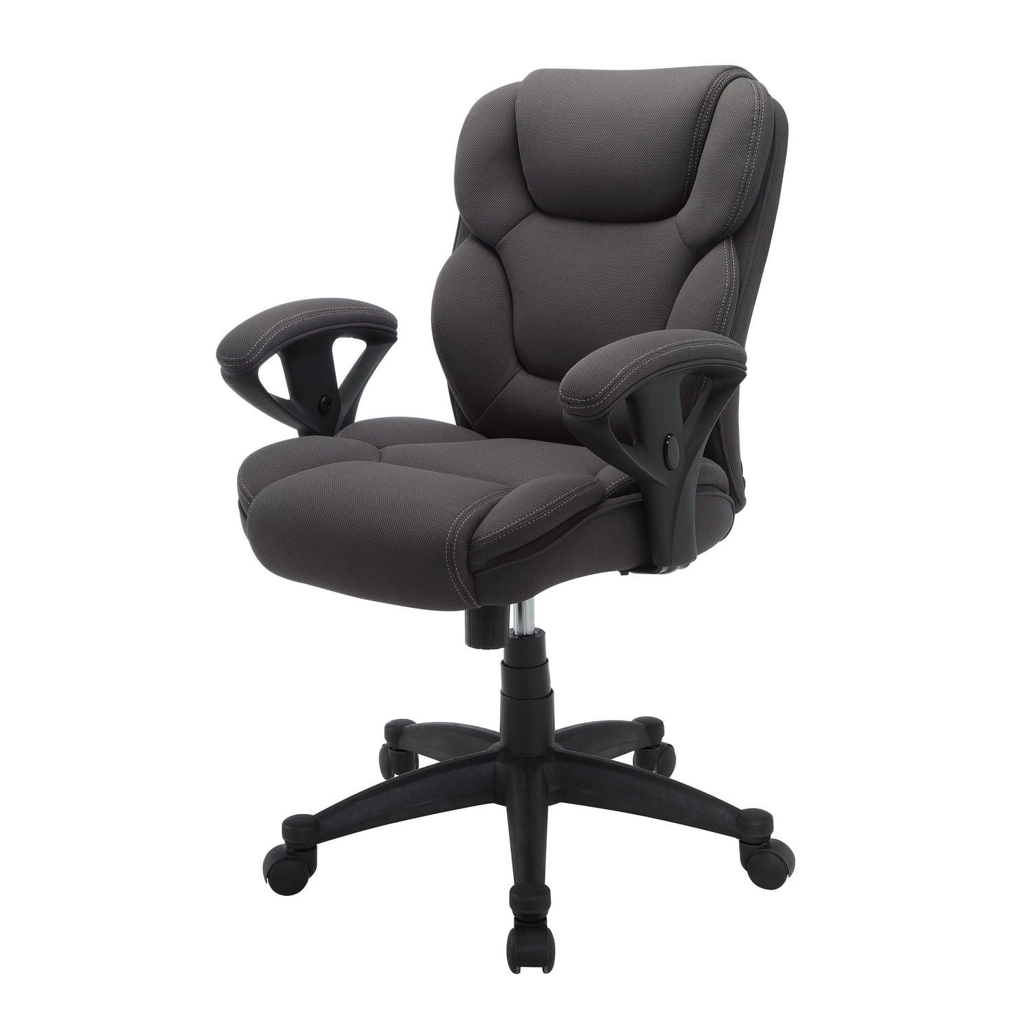 Serta Big & Tall Fabric Manager Office Chair, Supports up to 300 lbs, Grey