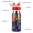 thumbnail image 3 of Apex Legends Stainless Steel Water Bottle with Straw Children's Vacuum Insulated Mug Leak-Proof Water Cup, 3 of 8