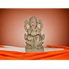 Mitti Ganesh Idol | Eco-Friendly Handcrafted Mud/Clay Ganesh Lotus Murti | Biodegradable Ganesha Statue for Visarjan | Perfect for Ganesh Chaturthi (6.5x3.5 Inches)