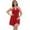 Red, variant on WBQ Sleepwear for Womens Chemise Nightgown Slip Lace Lounge Dress Pajama Nightgown,XL-4XL