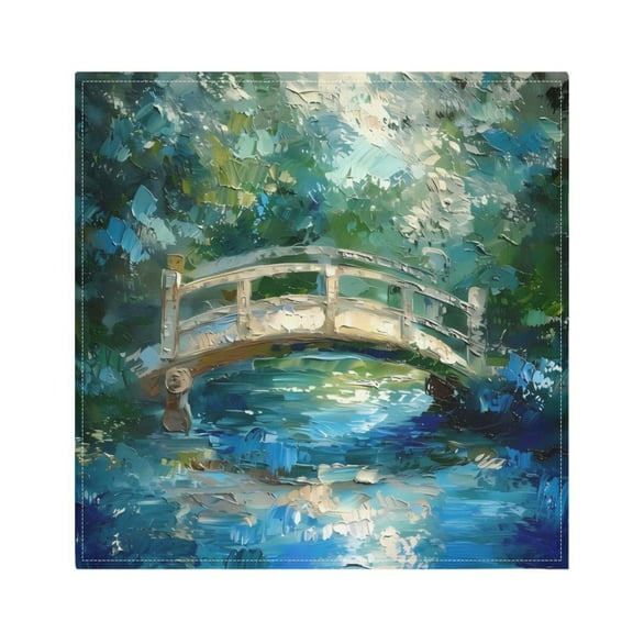 Napkin Satin Napkin 20*20Inchx1 Kitchen Towel Dinner Plate Towel Decorative Towel Napkin Tea Towel Suitable For Kitchen Table Painting Bridge