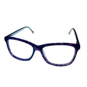 Lucky Mens Ophthalmic Rectangle Multi Purple Plastic Frame. D214. 55mm