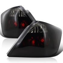Spec-D Tuning Black Smoke Tail Lights Compatible with 2004-2010 Scion tC, Left Right Pair Assembly