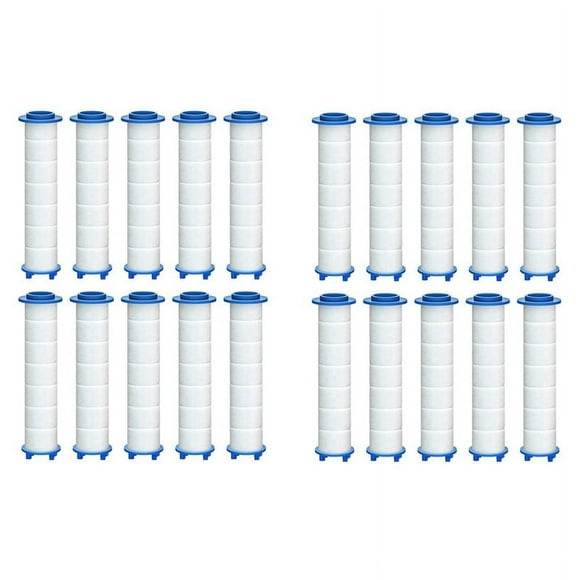 20Pcs Replacement Shower Filter for Hard Water - High Output Shower Water Filter To Remove Chlorine and Fluoride