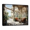 thumbnail image 2 of Designart "Elegant Retreat Country Clubs painting I" Architecture Floater Framed Wall Decor, 2 of 7