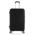 thumbnail image 1 of Luggage Cover Suitcase Protector Airplane Pattern Print Thicker Elastic Dust Cover To 18-32 Inch Trolley Case Travel Accessories Pure black M, 1 of 6