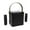Noir, variante sur Bunblic Haut-Parleur Sans Fil Portable Appareils d'Écoute de Musique Multifonction avec Microphone 5V Rectangulaire pour Plage Intérieur Camping Fête Noir