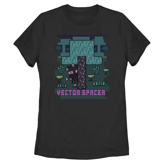 Womens Minecraft Vector Spacer T Shirt