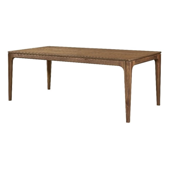 New Pacific Direct Hereford KD 79" Dining Table in Hazelnut Brown