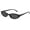 Black Frame - Black Lens, variant on Retro Oval Sunglasses for Women 2026 90s Small Chic Cat Eye Sun Glasses Sunnies Lightweight Shades