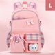 thumbnail image 1 of Mochila ortopédica de alta capacidad con lazo para niñas adolescentes, morral escolar con colgante de dibujos animados, 2 tamaños, novedad de 2023, 1 of 4