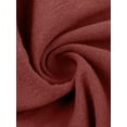 thumbnail image 6 of Fangasis Women Trousers Mid Waist Loungewear Solid Color Long Pants Ladies Baggy Palazzo Capri Summer Cotton Linen Pant Red XL, 6 of 8