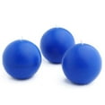 thumbnail image 1 of 3 in. Ball Candles, Blue - 6 Piece per Box, 1 of 1