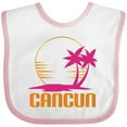 thumbnail image 3 of Inktastic Cancun Mexico Sunset Girls Baby Bib, 3 of 4