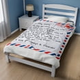 thumbnail image 3 of To My Man - Giant Love Letter Blanket - SS575, 3 of 4