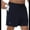 Navy, variant on Men's 5" Workout Athletic Running Shorts Quick Dry Lightweight Gym Shorts Navy L