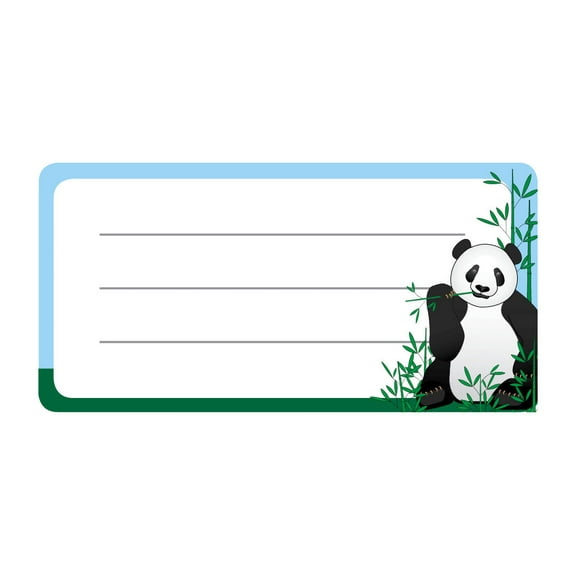 SHAPES ETC. Nametag - Panda