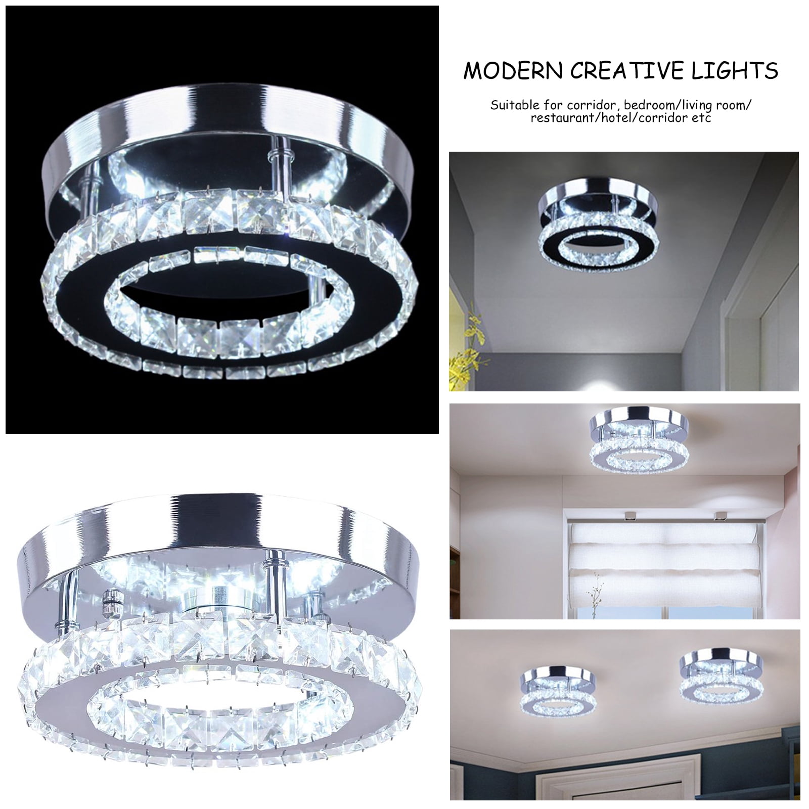 HBASD Modern Flush Mount Ceiling Light Modern Living Room Close To Ceiling Light Daily Lighting Supplies