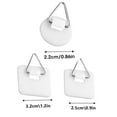 thumbnail image 4 of Self-adhesive Picture Hangers Nail-free Triangular Sticky Hook Picture Hanger цн T4D0, 4 of 8