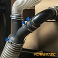 thumbnail image 6 of POWERTEC 6PK 2-1/2" Dust Control Flex Cuff w/Adjustable Key Hose Clamps, Hose Connector Rubber Cuff Coupler for Woodworking Dust Collection Fittings, Dust Collector Accessories & Machinery(70337-P6), 6 of 7