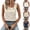 01# Beige, variant on Women's Tank Tops 2026 Summer Sleeveless Square Neck Vest Top Cute Asymmetrical Button Going Out Tops Trendy Casual,White S