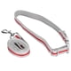 thumbnail image 1 of Juego de correas y collares reflectantes para perros, hebilla de metal, tela de buceo grabada, cuerda para tirar para mascotas, juego rojo M, 1 of 5