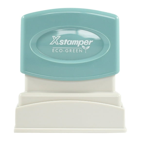 Imprint 360 1219 Xtamper Remis à Neuf avec Espace pour Initiale/date Pré-Encré Tampon en Caoutchouc Gravé au Laser, Taille d'Impression 1/2 Pouces x 1-5/8 Pouces, Rouge
