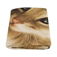 thumbnail image 2 of CADecor The Cat With Its Paws Fleece Throw Blanket 58x80 inches, 2 of 3